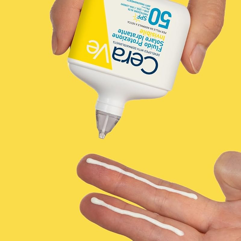 Fluido Viso Idratante Invisibile SPF50, Pelli Normali e Secche, 50ml