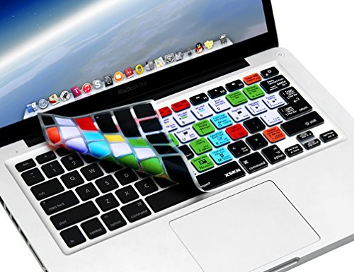 XSKN Adobe Lightroom Keyboard Silicone Skin Cover for MacBook Air 13, Pro 13, 15, 17 and Wireless keyboard