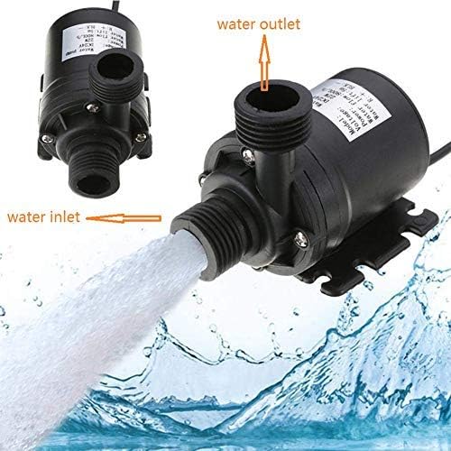 SENSTREE DC 24V Brushless Water Pump 1/2'' Male Thread Centrifugal Submersible Pump 800L/H 210GPH 4M/13ft for Fountain Solar Panel Pond Aquarium Water Circulation System - Image 5