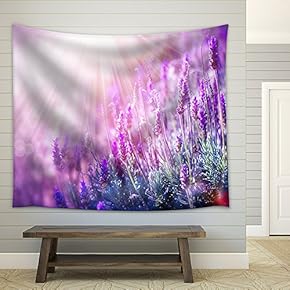 Lavender - Fabric Wall Tapestry Home Decor - 51x60 inches