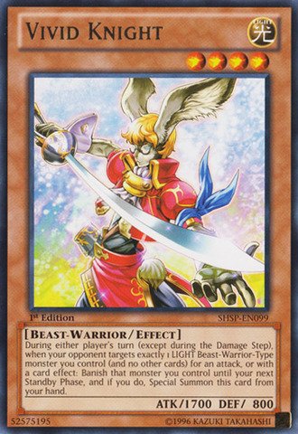 Yu-Gi-Oh! - Vivid Knight (SHSP-EN099) - Shadow Specters - 1st Edition - Rare