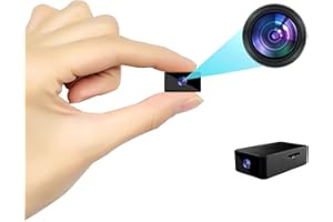 CUOUM Mini Camera - Small Camera, 1080P Rechargeable Tiny Cameras, No WiFi Mini Cameras with Loop Videotaping, Portable Cam, Indoor Cam for Warehouse, Lecture, NO WiFi NO APP NO Bluetooth
