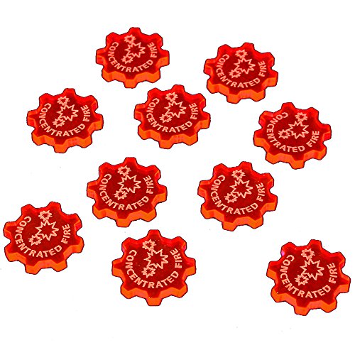 SW: Armada, Concentrated Fire Command Tokens, Fluorescent Pink (10)