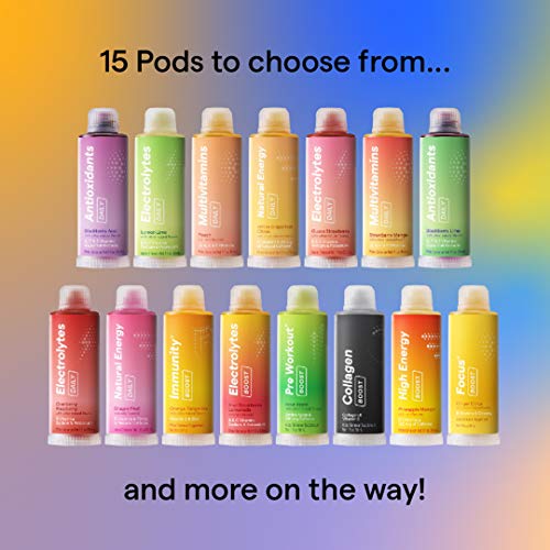 Electrolytes Cranberry Raspberry Pod Water Flavor Enhancer Supplement