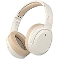 Edifier W820NB Plus Over-Ear Active Noise Cancelling Headphones, Clear Calls with Deep Noise Reduction,Bluetooth Headphones with LDAC for Hi Res Wireless Audio Comfortable Fit,Bluetooth 5.2, Ivory