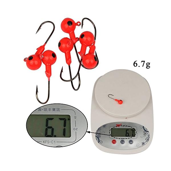 SHELURE-Fishing-Hooks-Saltwater-Set-Kit-With-Fishing-Tackle-Box-Fish-Jig-Heads