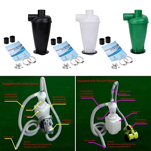 Itlovely Cyclone Dust Collector Filter Turbocharged Cyclone with Flange Base Separator