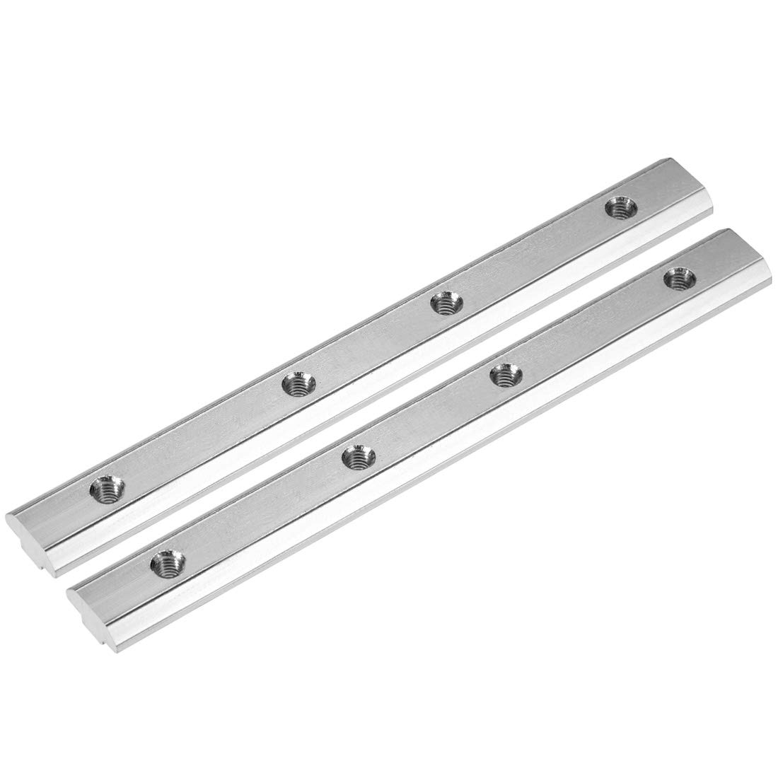 sourcing map Straight Line Connector, 7 Inch Joint Bracket for 4040 Series T Slot 8mm Aluminum Extrusion Profile, 2 Pcs