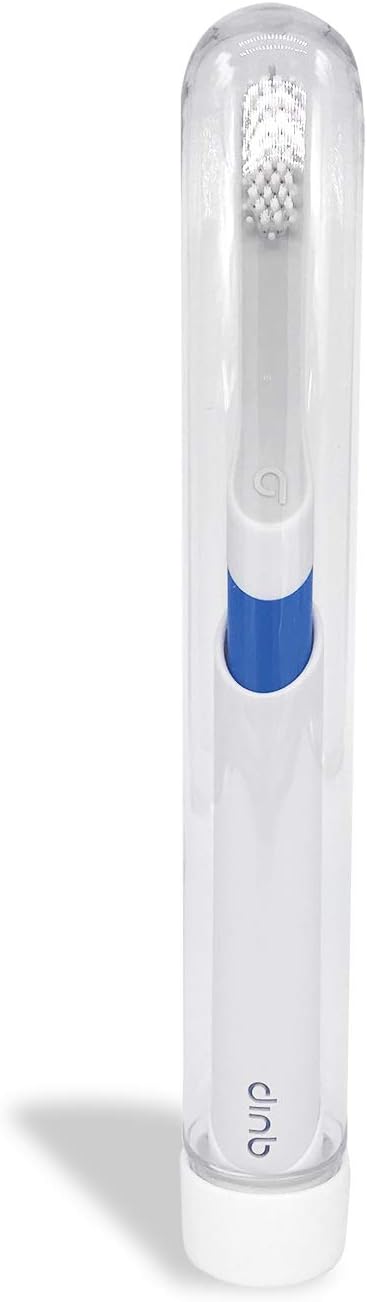 Quip Electric Toothbrush - Blue Color - Electric Brush and Travel Cover Mount - Frustration Free Packaging: Health & Personal Care