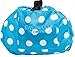 Lay N Go Cosmo Cosmetic Bag Travel Organizer (Blue Polka Dot)