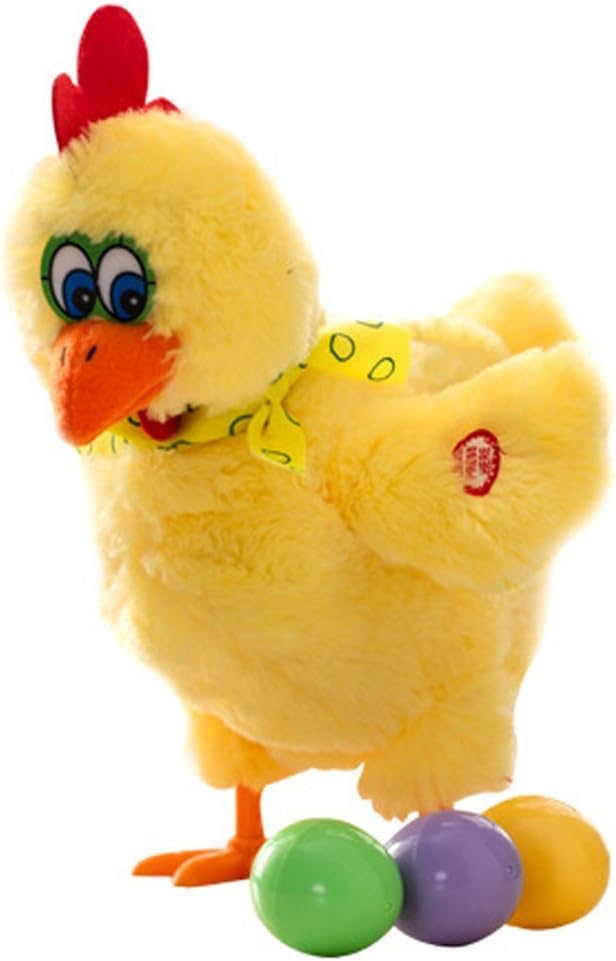 LA HAUTE Cute Soft Toys Electronic Chicken Plush Toys with Singing