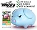 Wiggy Piggy Bank (Sky Blue): Smart Speaking Piggy Bank and Task Tracker