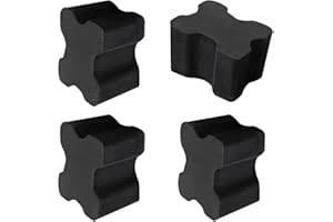 XINLIYA 4PCS Car Coil Spring Spacers, Heavy Duty Rubber Vehicle Front Coil Spring Booster Kit for 1" to 1.5" Coil Spring Lift