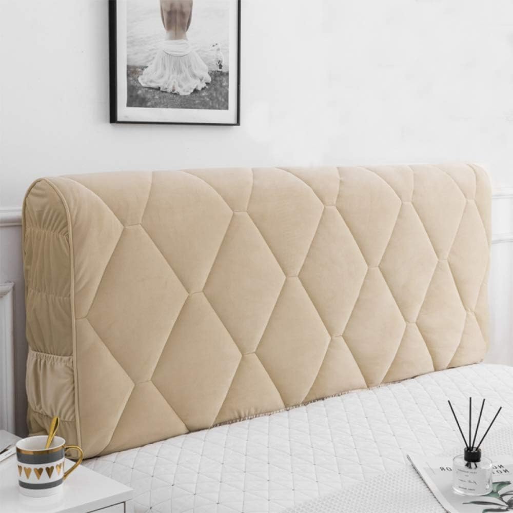 Allinclusive Headboard Cover Velvet Fabric Solid Thicken Bed Head