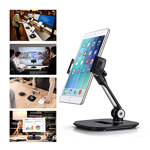 AboveTEK Stylish Aluminum Tablet Stand, Cell Phone Stand, Folding 360� Swivel iPad iPhone Desk Moun - //coolthings.us