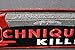 Jiu Jitsu Gi Patch BJJ TECHNIQUE KILLS Iron-on 100% Embroidered