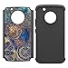 LEEGU Case for Moto G5 Plus, Shock Absorption Dual Layer Heavy Duty Protective Silicone Plastic Cover Phone Case for Motorola G Plus 5th Generation - Gear Wheel