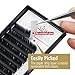 LASHVIEW Silk 0.15 Thickness Eyelash Extensions C curl 10mm Professional Salon Use Natural Semi Permanent EyeLashes Pure Korean Eyelashes Individual Building False Eyelashes Extensions