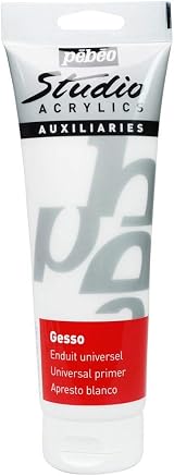 PEBEO Studio Acrylics Gesso White Primer 250 ml Multi-Surface