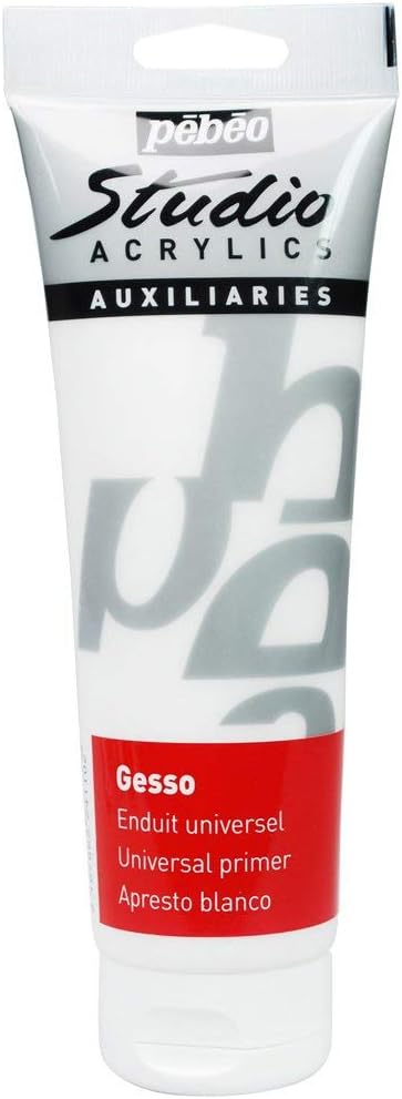 PEBEO Studio Acrylics Gesso White Primer 250 ml Multi-Surface