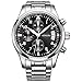 SONGDU Mens Date Quartz Stainless Steel Multifunction Chronograph Wrist Watches Luminous Numeral