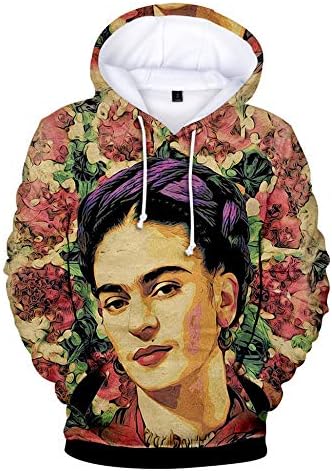 ALIDONE Frida Kahlo Mexican Painter 3D Print Men's and Women's Hoodies Long Sleeve Pullover