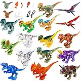 Maykid Dinosaurs Set of 16+9 Includes Building Brick Dinosaur with Dinos Accessories Building Blocks Party Supplies