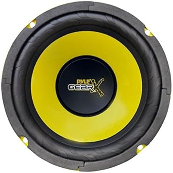 Pyle 6.5 Inch Mid Bass Woofer Sound Speaker System - Pro Loud Range Audio 300 Watt Peak Power w/ 4 Ohm Impedance and 60-20KHz Frequency Response for Car Component Stereo PLG64