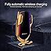 Wireless Fast Car Charger10W for Android iOS Smartphone Mobile Phone Fast Charging with Smart Sensor Car Mount Fast Charger for iPhone Xs Max/XR/X/8/8Plus Samsung S10/S9/S8-R2