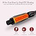 SwanMyst 1 Inch Ceramic Ionic Anti-scald Hot Curler Brush, 3 in 1 Instant Heat Styling Brush for All Hair Types, Dual Voltage