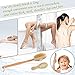 Dry Brushing Body Brush Skin Brush Natural Bristles Back Scrubber Exfoliating Massager Shower Dry/Wet Bath Brush For Men/Women Long Relax Wood Handle -Cellulite,Circulation,Skin Beauty Healthy