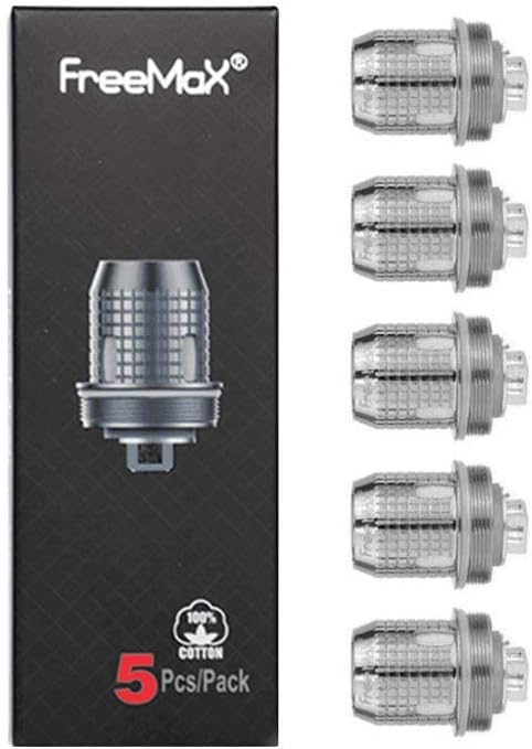 FreeMax Fireluke X1/ X2/ X3 Coils for Twister Kits Pack of 5 No Nicotine TPD Compliant (X3 (0.15ohm))