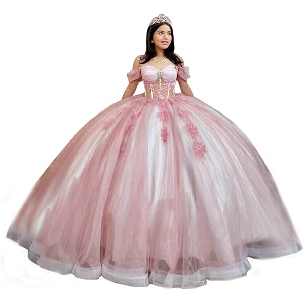 pink charro quince dress Dusty Pink Sequin Quinceanera Pink wedding dress 2022