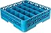 Carlisle FoodService Products RG25-114 OptiClean 25 Compartment Glass Rack with Extender, 3-1/2