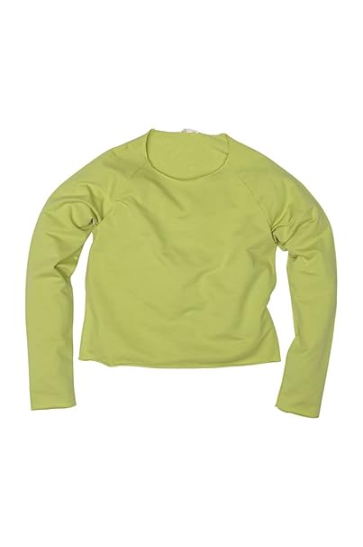 maglietta verde manica lunga bambina