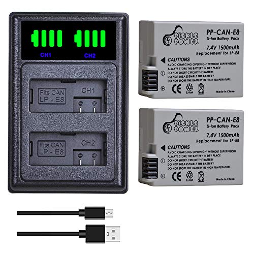 LPE8, Pickle Power LPE8 Battery and LED USB Dual Charger Replacement