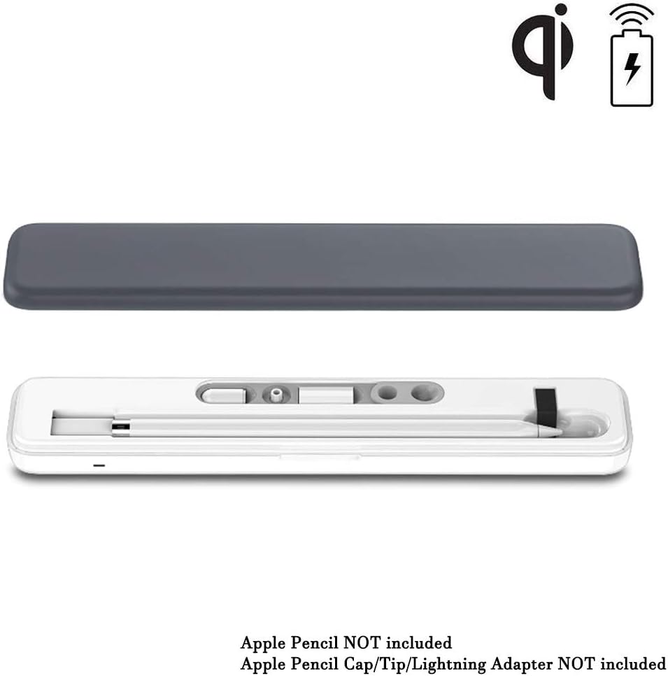 Carrying Case Plus Stand for Apple iPad Pencil First Generation, Updated Version Support Qi Wireless Charging Function (Apple Pencil NOT included, Apple Pencil Cap/Tip/Lightning Adapter NOT included)