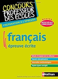 Français, épreuve écrite