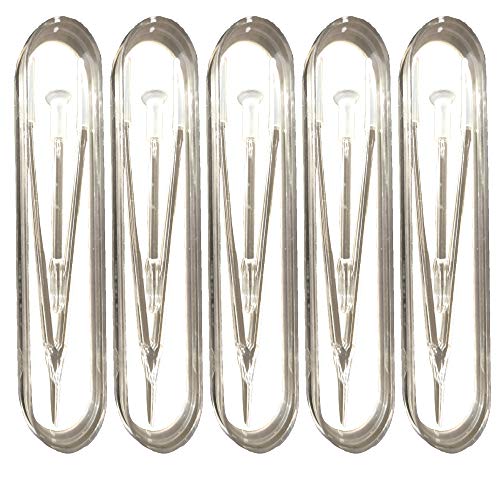 image for KISEER 5 Pack Clear Portable Travel Contact Lens Remover Tool Kit Eye 