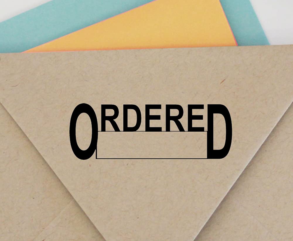 Printtoo Custom Stamp Ordered Self Inking Rubber Stamp Office Stationary-Black