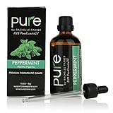 Peppermint Essential Oils Aromatherapy Premium Therapeutic Grade Pure Peppermint Essential Oil 4 oz - (Peppermint Oil - Mentha piperita)