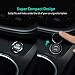 RAVPower Car Charger Super Mini Dual USB Car Charger with iSmart 2.0 Technology for iPhone 7 / 6s / Plus, iPad Pro / Air 2 / mini, Galaxy S8/ S7 / S6 / Edge / Plus, Note 5 / 4 - Black