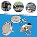 Supremacy Co. 881 lbs Pulling Force (400 kg) Fishing Magnet- Premium N52 Grade Neodymium Fishing Magnet with M10 Eyebolt - Countersunk Hole Diameter 3.54 inch (90mm) for Magnetic Fishing