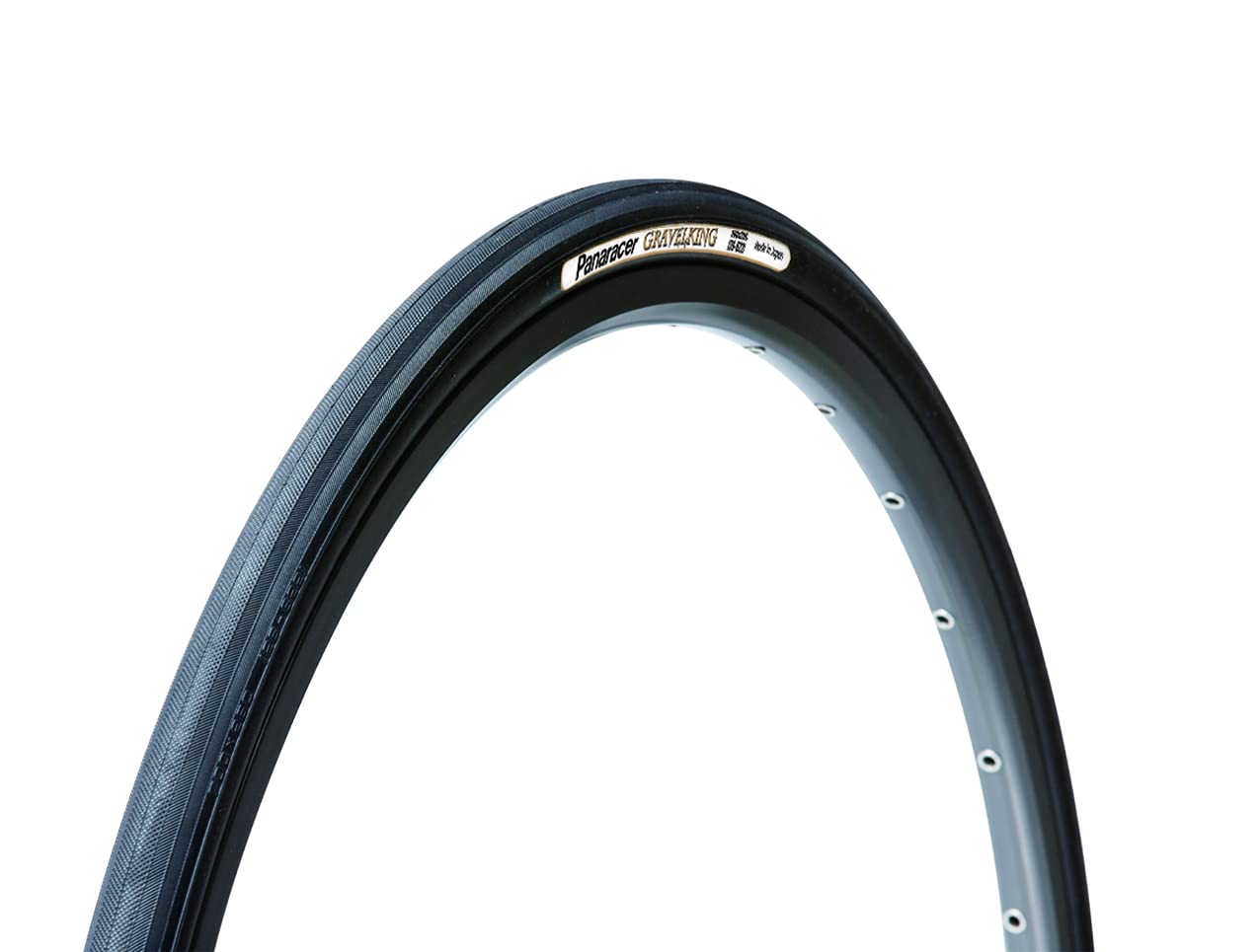 Panaracer GravelKing Slick Folding Tyre : Black, 700 x 23c