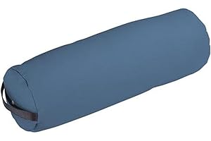 EARTHLITE Bolster Pillow Fluffy – Durable Massage Bolster, 100% PU Upholstery incl. Strap Handle/Professional Quality for Massage Tables/Back Pain Relief