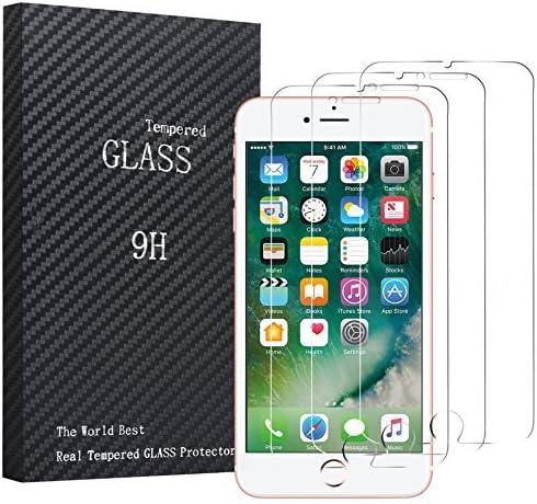 Fedirect 3-Packs iPhone 7 Plus/iPhone 8 Plus Screen Protector, Tempered Glass Screen Protector High Definition Clear Screen Protector