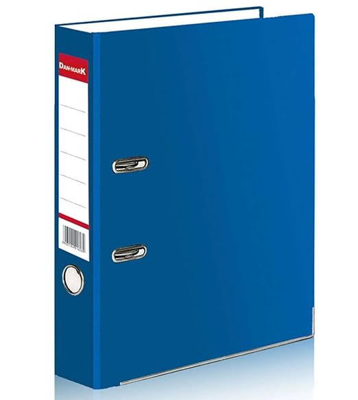 10 x Blue A4 Matt Large 75mm Lever Arch Files Folders Stationery Metal