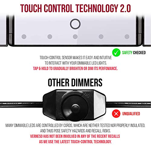 image for VERNESO Lighted Makeup Mirror with 22 LEDs - Vanity Mirror with Lights