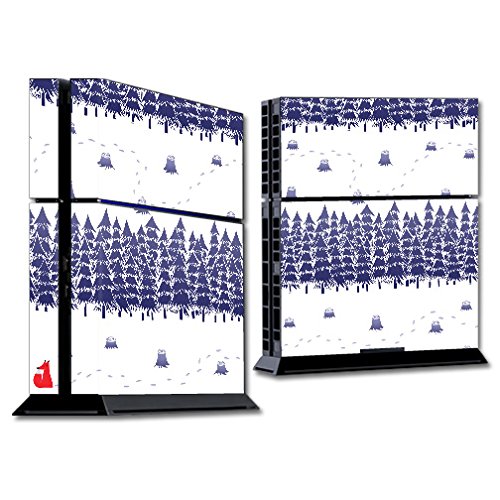 MightySkins Skin Compatible with Sony PS4 Console - Winter Fox Maze | Protectiv…