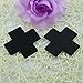 SoarDream Very beautiful Nipple Cover Pasties, Pasties Breast, 5 Pairs (Black)